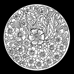 ornament, sketch and  illustration doodle