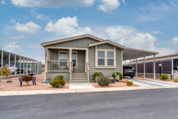 Front of Manufactured home