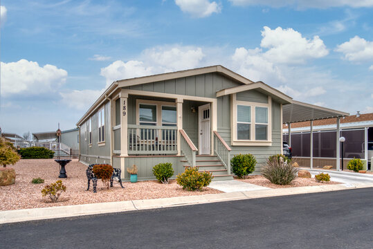 Front of Manufactured home