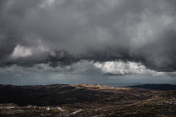 Rugged alpine views as seen on the Kosciuszko walking track in the Kosciuszko National Park.