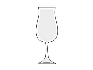 カクテルグラスのイラスト