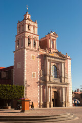 Tequisquiapan Pueblo Magico e Iglesia Queretaro Mexico