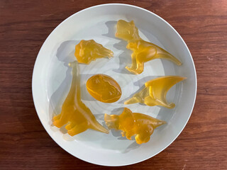 orange and white chocolate