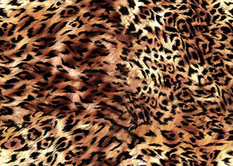 abstract seamless leopard print texture design	
