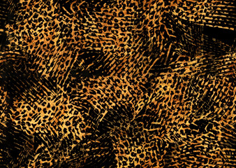 abstract seamless leopard print texture design	
