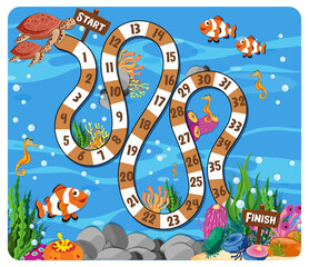 Cute cartoon maze game template