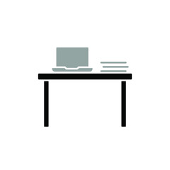 Illustration Vector graphic of desk office icon