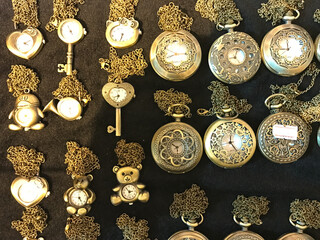 shiraz, Iran - march 28, 2017:  photos of antiques in traditoinal market in shiraz