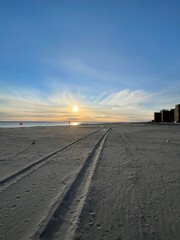 Fototapeta premium sunset on the beach