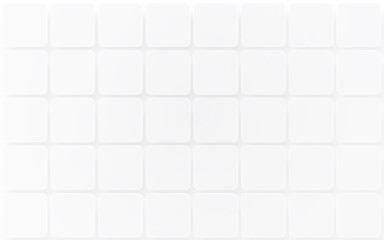 Technology banner design with white and grey boxes. Abstract geometric vector background