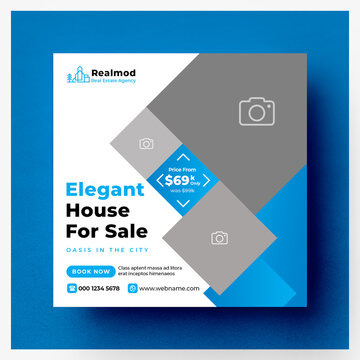 Real Estate Social Media Banner Template