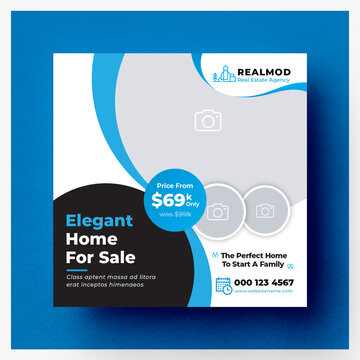 Real Estate Social Media Banner Template