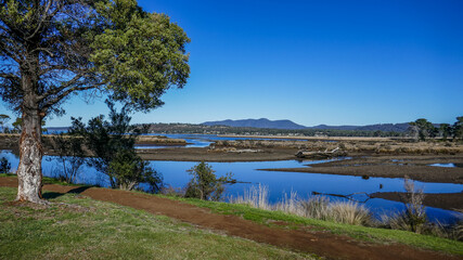 Waterside view, Tasmania, Australia