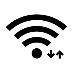 wifi internet sign icon vector