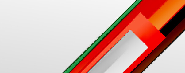 Multicolored lines background. Design template for business or technology presentations, internet posters or web brochure covers