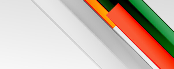 Multicolored lines background. Design template for business or technology presentations, internet posters or web brochure covers