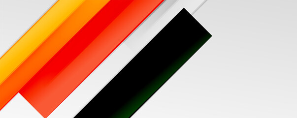 Multicolored lines background. Design template for business or technology presentations, internet posters or web brochure covers