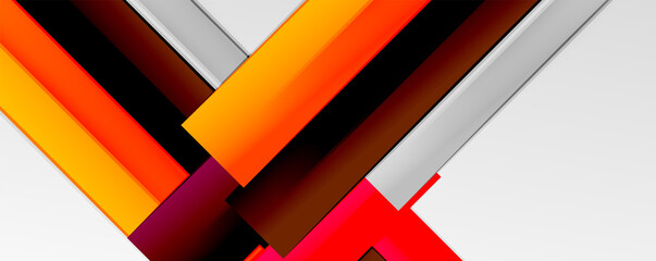 Color abstract lines trendy geometric background for business or technology presentation, internet poster or web brochure cover, wallpaper