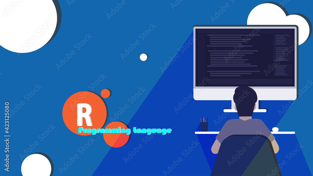 Poster r, the programming language