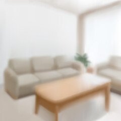 Blurred living room background