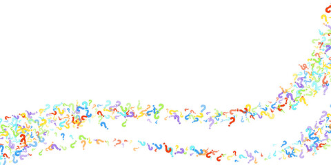 Question marks Quiz doubt survey faq public poll.