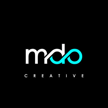 MDO Letter Initial Logo Design Template Vector Illustration