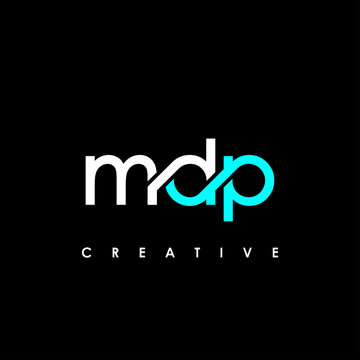 MDP Letter Initial Logo Design Template Vector Illustration