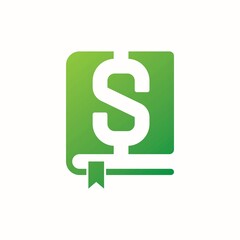 Book Price Logo Design Element