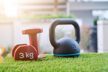 The kettlebell swing is a home exercise device to reduce the spread of COVID-19.