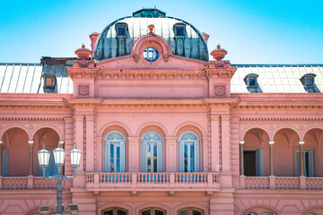 casa rosada in buenos aires, argentina, presidential home