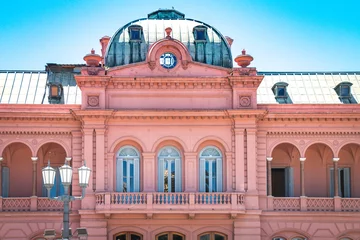 Foto op Canvas casa rosada in buenos aires, argentina, presidential home © Andrea Aigner