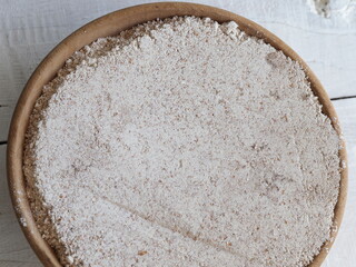 dried wheat germ for grinding flour