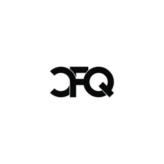 cfq letter original monogram logo design