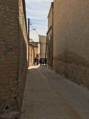 shiraz, Iran - march 27, 2017:  photos of antiques beautiful architectures and arabisques in shiraz