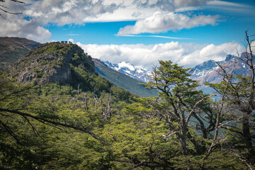 hiking in el chaltén, mount fitz roy, patagonia, argentina