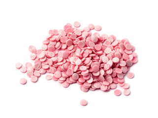 Confectionery decorative pink Easter topping for cakes