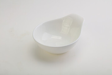 White proclean bowl for serving