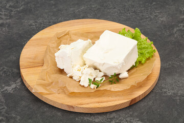 Greek traditional Feta soft cheese