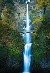 A large waterfall