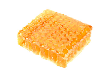 Yellow Honeycomb slice closeup