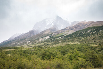 Fototapeta na wymiar torres del paine national park, patagonia, chile, 