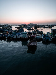 Sunset at Cheung Chau island, Hong Kong