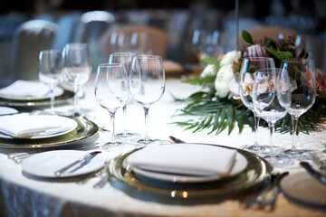 wedding table setting