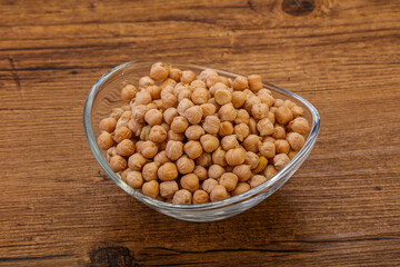 Vegan cuisine - Dry chickpea heap