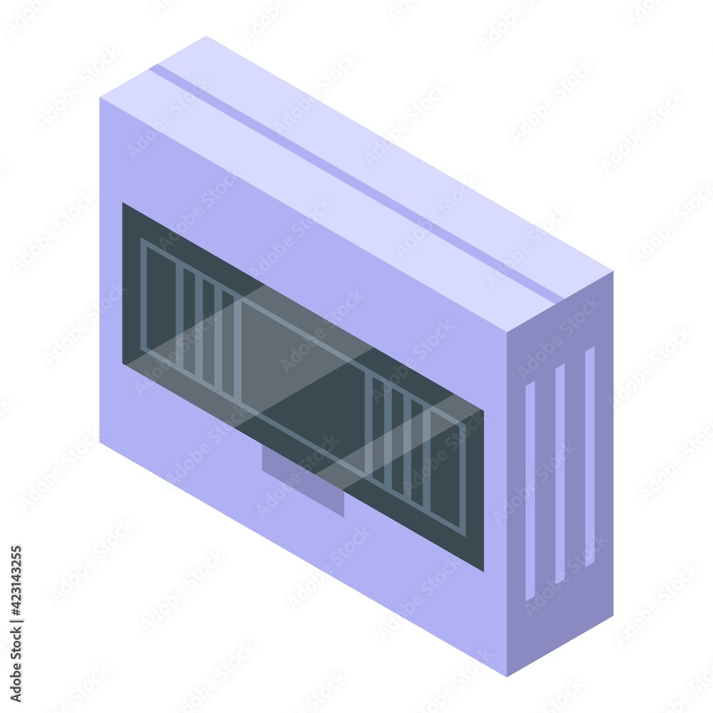 Aufkleber breaker switch icon. isometric of breaker switch vector icon for web design isolated on white backgr