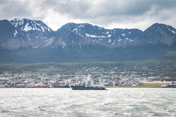 harbour of ushuaia, patagonia, most southern city in the world, fin del mundo, argentia, south america