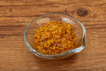 Dijon mustard sauce with seeds