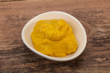 Asian Curry sauce in the bowl