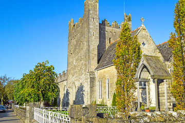 Holy Trinity Abbey church in Adare, County Limerick, Ireland