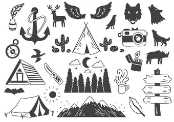 Vintage illustration Vector for banner